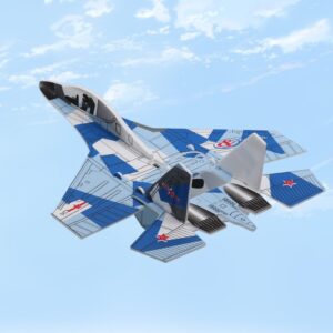 Hand Throw Flying Aircraft - Rechargeable - Sky Blue